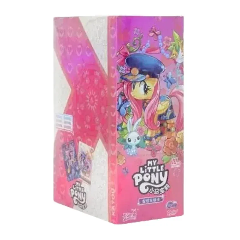 Autentyczny mój kucyk Little Pony przyjaźń na zawsze księżyc 12 11 10 seria karty kolekcjonerskie Fluttershy Anime gadżety prezenty — image 10