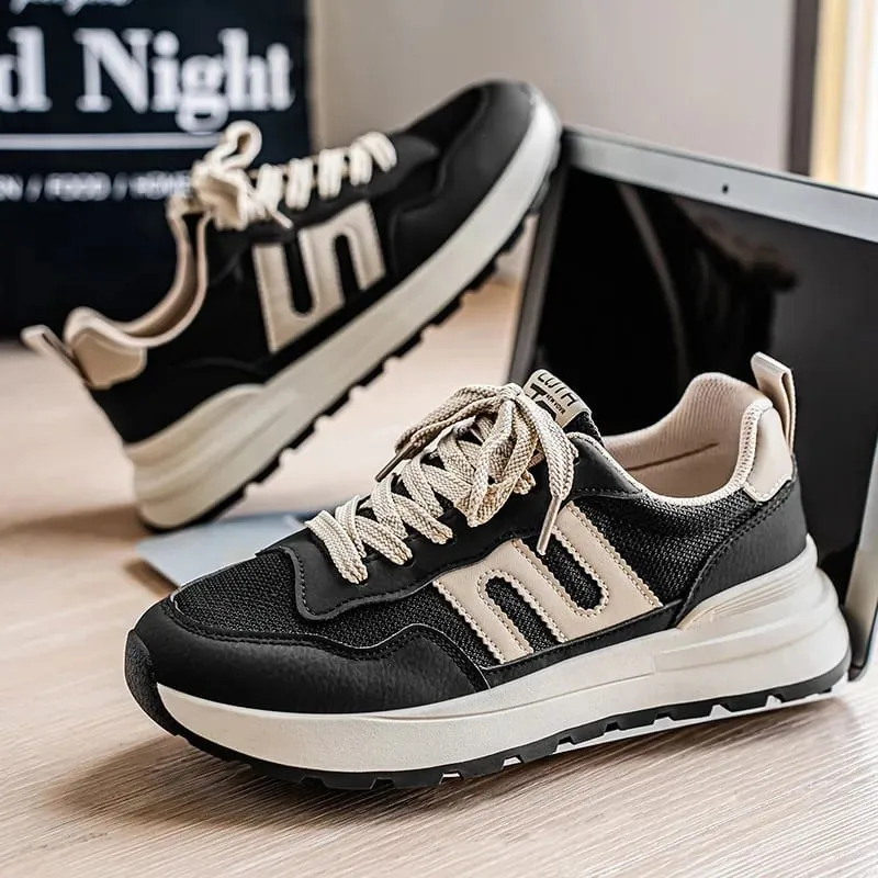 Wide Width Mens Casual Sports Free Shipping Hiking Shoes Retro Trail Running Non Slip Lace Up Walking Sneakers Unisex Outdoor — image 5