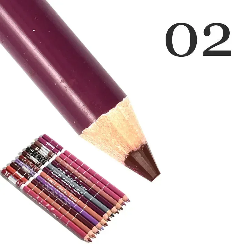 28Color Antifouling Lip Liner Professional Lipstick Pen Precise Waterproof Lip Outline Pencil Lip Makeup Lasting Eyeliner Creamy — image 13