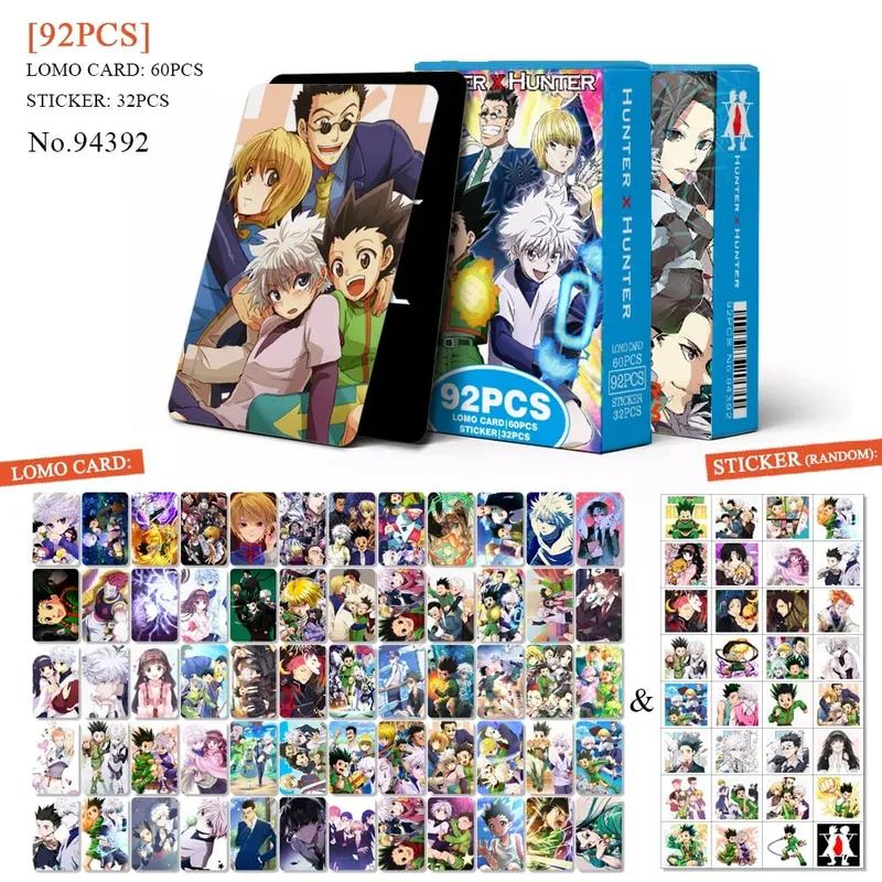 Tarjeta postal de Anime Attack on Titan‌ Lomo, juguete Haikyuu boticario diarios Honkai Star Rail, tarjetas de colección con pegatinas de regalo