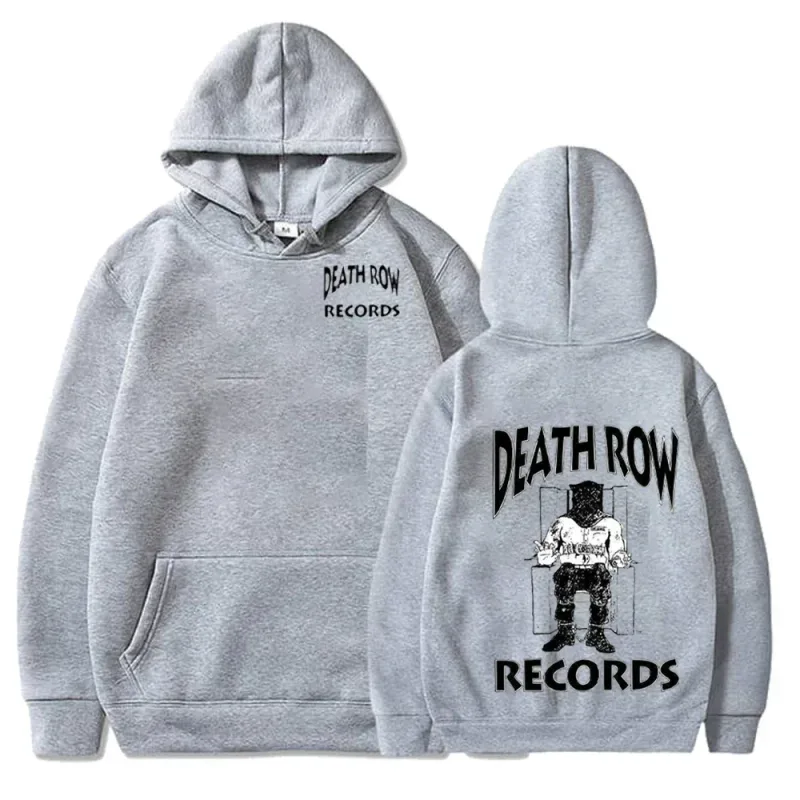 Death Row Records Hoodies Spring Autumn Fleece Hoodie Pullover Fashion Men Women Loose Hooded Sweatshirts Hip Hop Streetwear Top — image 6