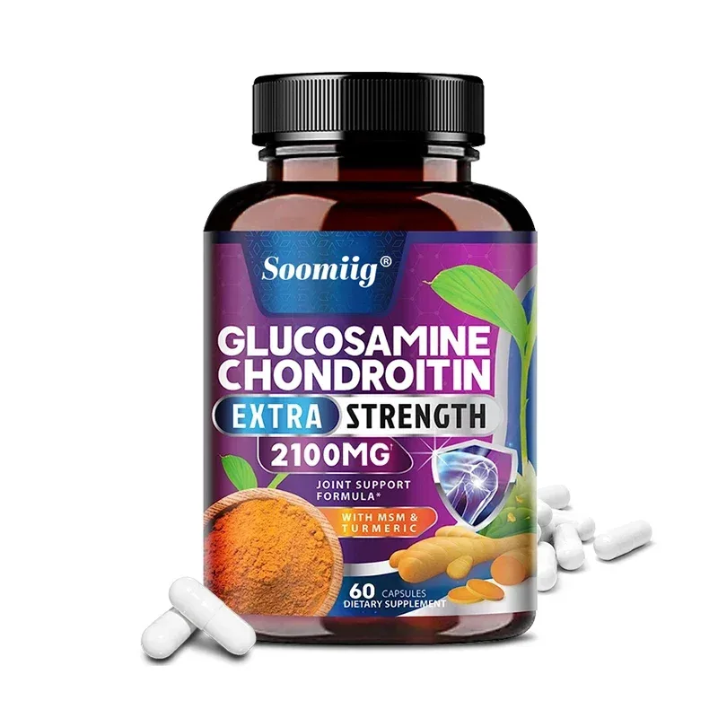 Glukosamin Chondroitin Kurkuma MSM - Trojitá síla pomáhá s pohyblivostí kloubů Doplněk pro podporu imunity — image 9
