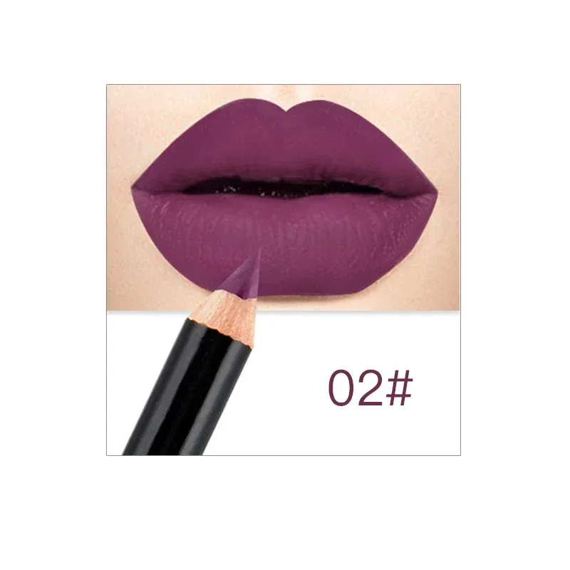 12 Colors Brand Lip Pencils Matte Lipliner Pencil Waterproof Makeup Lips 2020 Matte Lipstick Lip Liner Pen Smooth Nude Cosmetics — image 9
