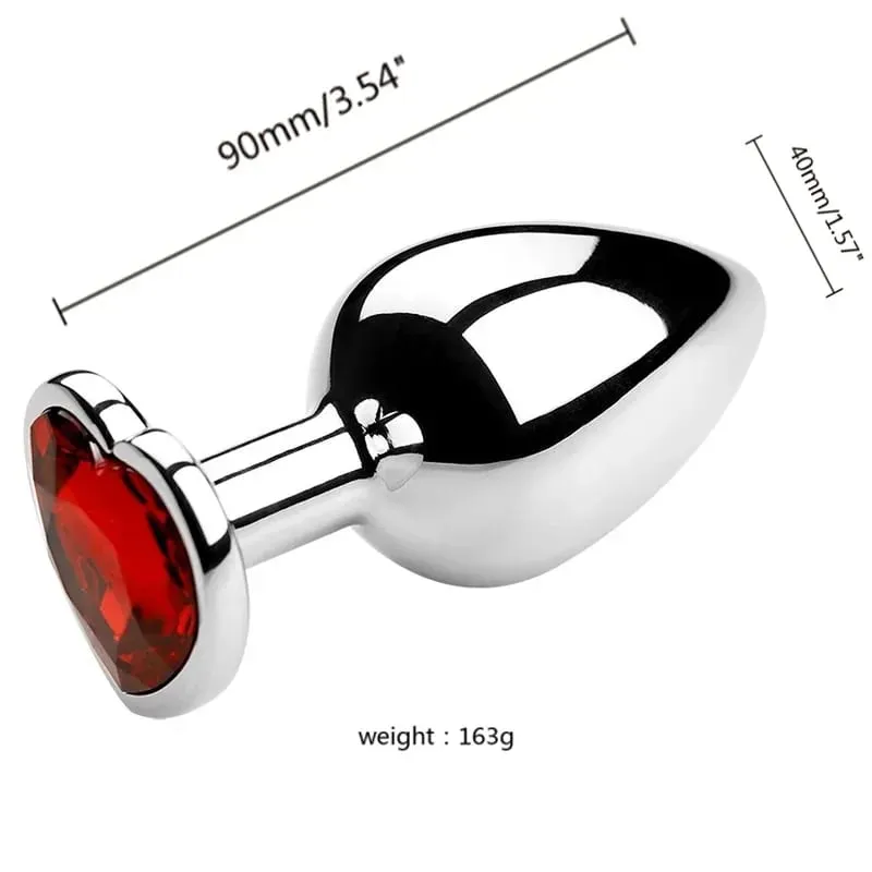 S/M/L Metal Anal Plug Butt Plug Sex Toy Butt Toy for Women Men Couples Gay Adult Game Masturbation Anal Diamond Sex Shop — image 13
