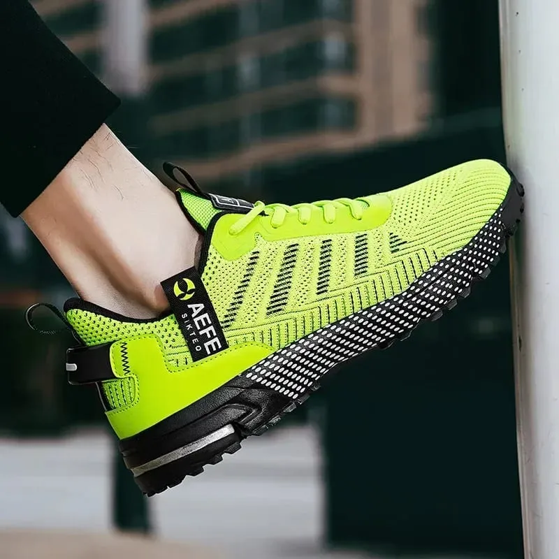 Sepatu Kets Pria Fashion 2026 Sepatu Lari Ringan Sneaker Jaring Musim Panas Sepatu Kasual Sejuk Sepatu Tenis Pria Nyaman — image 5