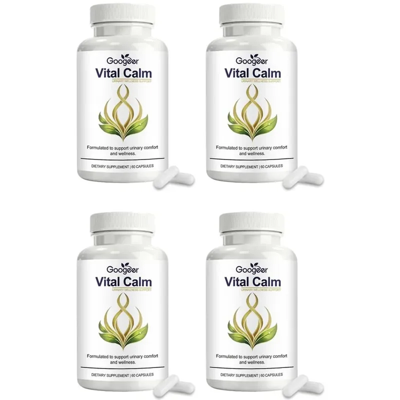 كبسولات Googeer Vital Calm لدعم الصحة البولية للبالغين والراحة مع مستخلص المغنيسيوم والتوت البري، 60 كبسولة — image 11