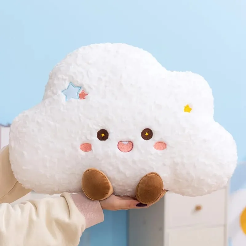 Χαριτωμένο καρτούν Rainbow Cloud Μαξιλάρι Kawaii Γεμισμένο Μαξιλάρι Μαλακό Γέμισμα οικιακού γραφείου Αυτοκινήτου Μαξιλάρι ύπνου Πλάτη Καλά δώρα — image 6