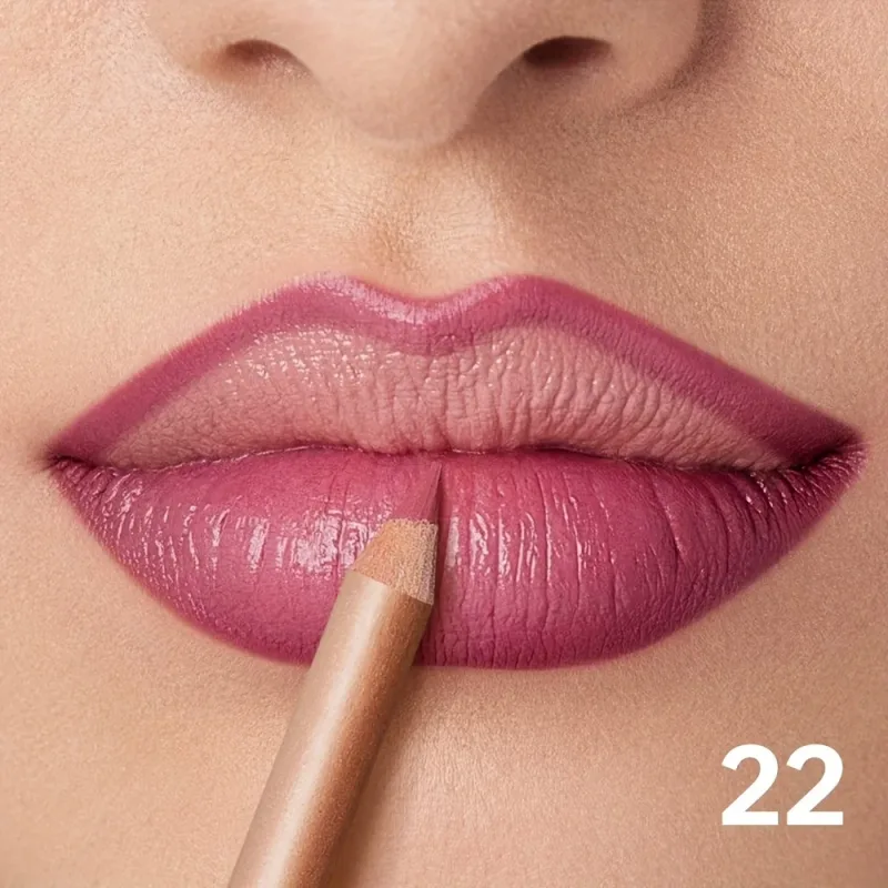 Lápis delineador labial fosco nude de longa duração à prova d'água à prova de manchas contorno preciso fórmula cremosa suave — image 12
