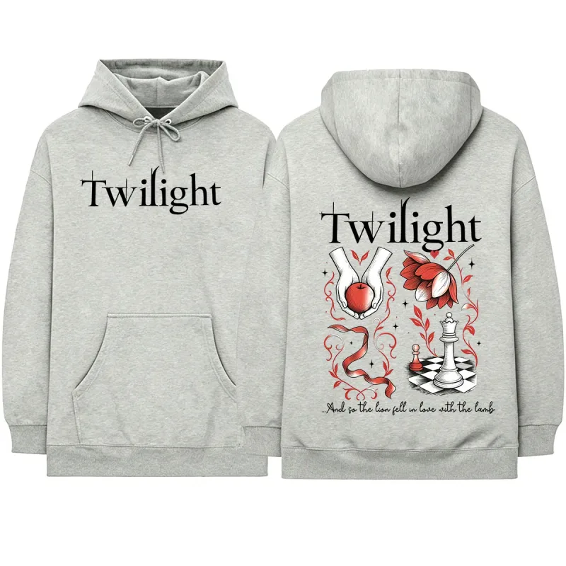 Twilight Inspired Vampire Wolves Romance City of Forks Hoodies The Lion Fell in Love with The Lamb Long Sleeves Sweatshirts — image 7