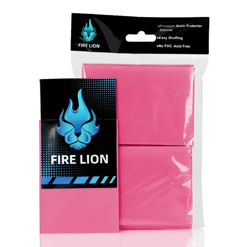 66x91mm 100개/대 솔리드 매트 트레이딩 카드 슬리브 PTCG/TCG/MTG용 표준 크기 카드 수호자