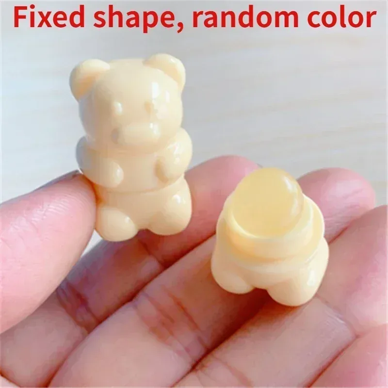 Mini pinceau à lèvres en Silicone, pinceaux anti-cernes coudés de dessin animé, baume à lèvres, brillant à lèvres, pinceaux de maquillage, vente en gros