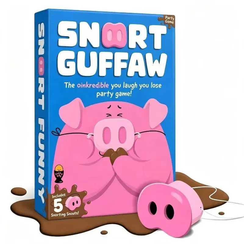The New SNORT GUFFAW Party Game Smiling Means You Lose. — image 8