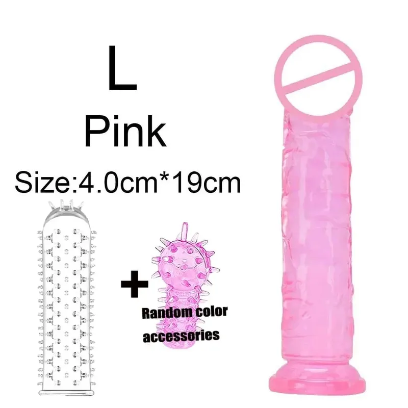 Super levné realistické měkké ženy erotické anální velké dildo přísavka Jelly Dick erotické hračky měkké klitorisy vaginální masturbátory penis — image 17