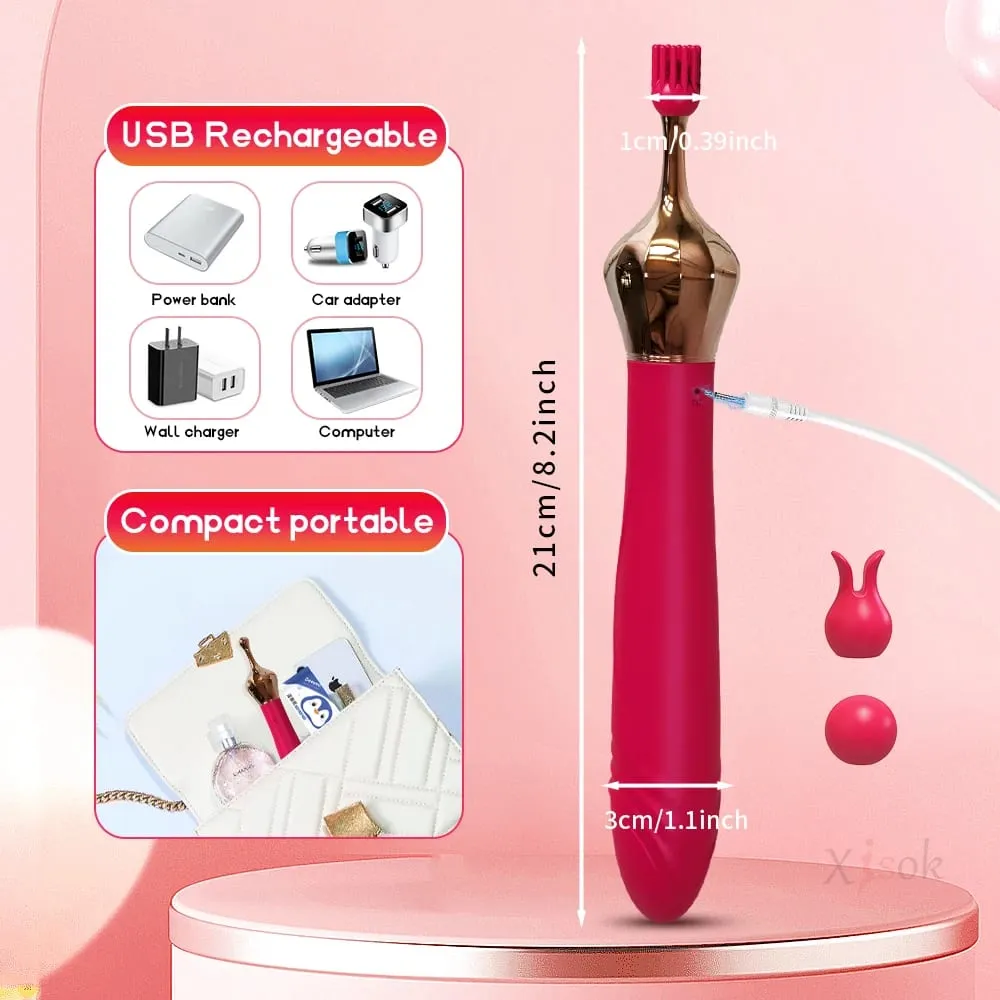 Sex Toys Vibrator Female Couple Climax Pen Nipple Clitoris Masturbation Tools Vagina Anal Dildo Vibrator Adults Sex Toys Shop — image 4