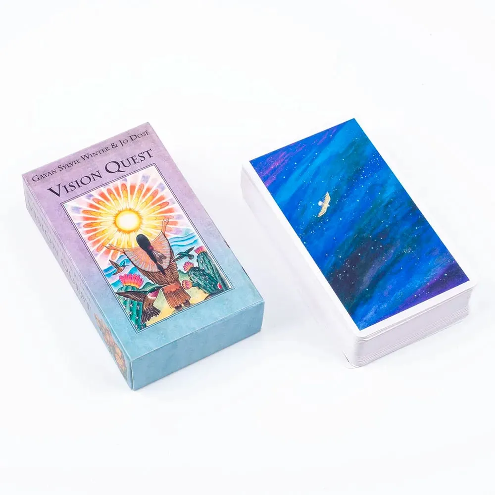 Hot Sales Vision Quest Tarot 78-Card Deck 10.3*6cm Fate Divination Tarot Cards FortuneTelling Card Games Party Board Game — image 3