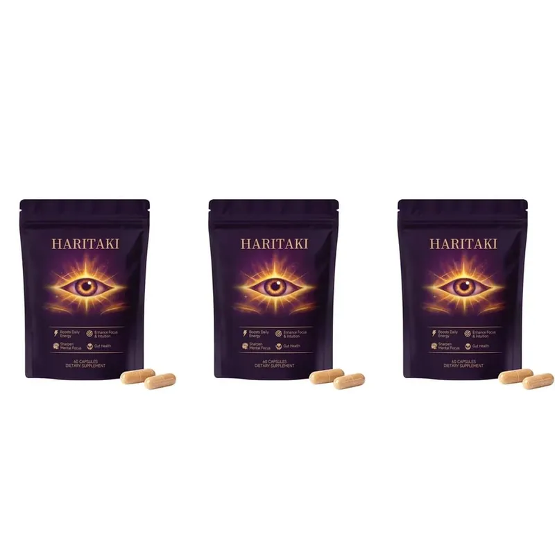Haritaki 3rd Eye Supplement 500mg Supports Digestive Balance Gut Health Regular Elimination Daily Antioxidant Protection 60 Ct