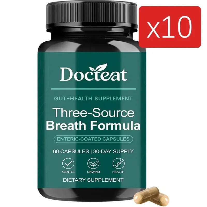 Docteat Gut Health Supplement Capsules with Berberine HCl Digestive Enzymes for Digestive Wellness & Immune Support 60 Capsules — image 13