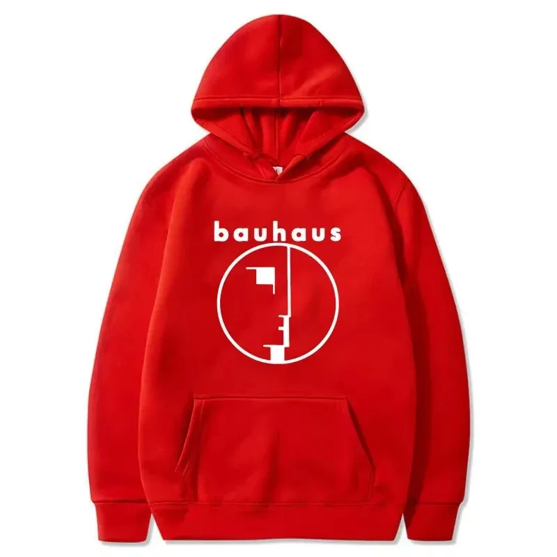 Men's Hoodie Bauhaus Post Punk Goth Rock Crew Neck Graphic Printed Sweatshirt Fashion Casual Plus Size Women Pullover Hoody — image 9