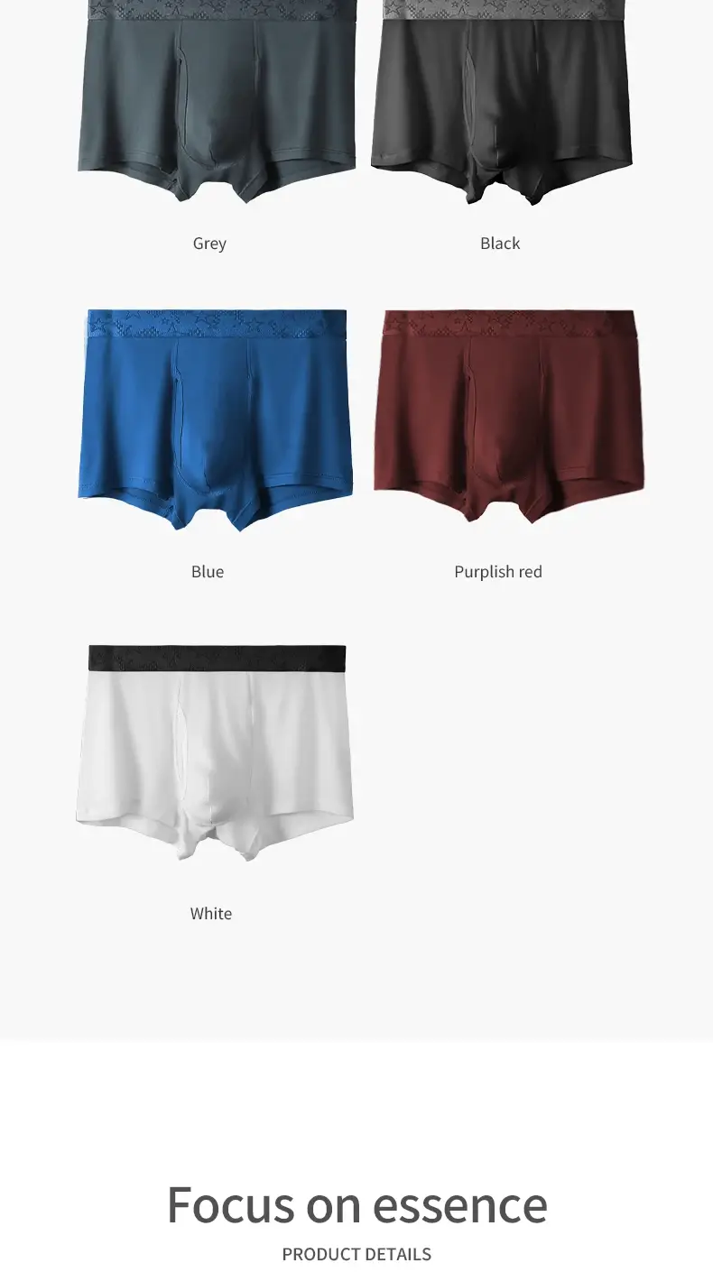 Herenondergoed, herenboxershorts, jongensonderbroeken, comfortabele en ademende jeugdboxershorts, grote maten shorts — image 15