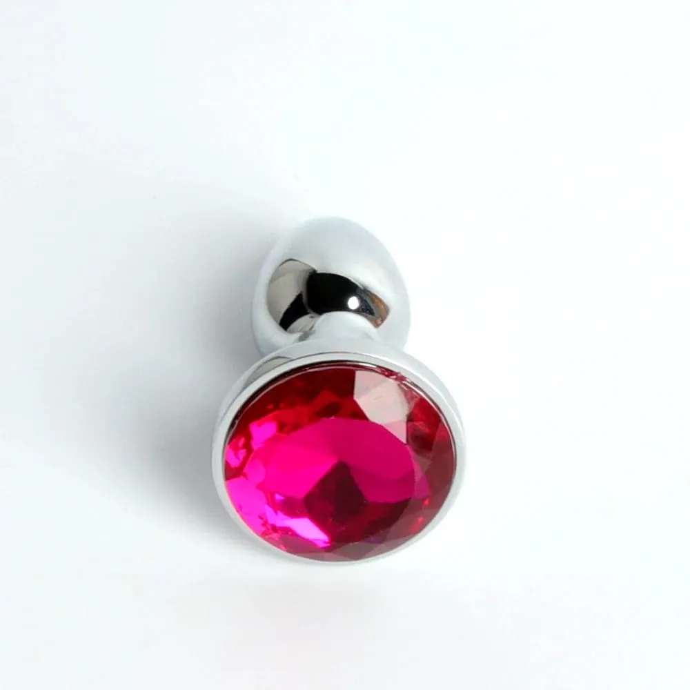 Mini Metall Anal Plug XXS Kleine Anal Dilatator Für Erwachsene Männer Frauen Butt Plug Mit Runde Kristall Weibliche Masturbation Anus sex Spielzeug