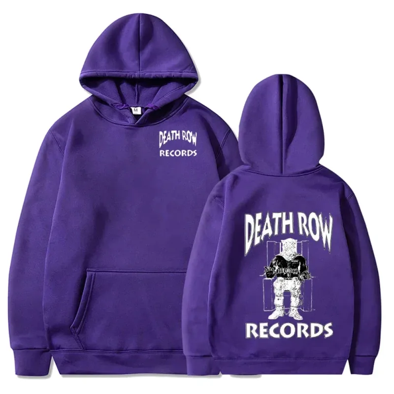 Death Row Records Hoodies Spring Autumn Fleece Hoodie Pullover Fashion Men Women Loose Hooded Sweatshirts Hip Hop Streetwear Top — image 15