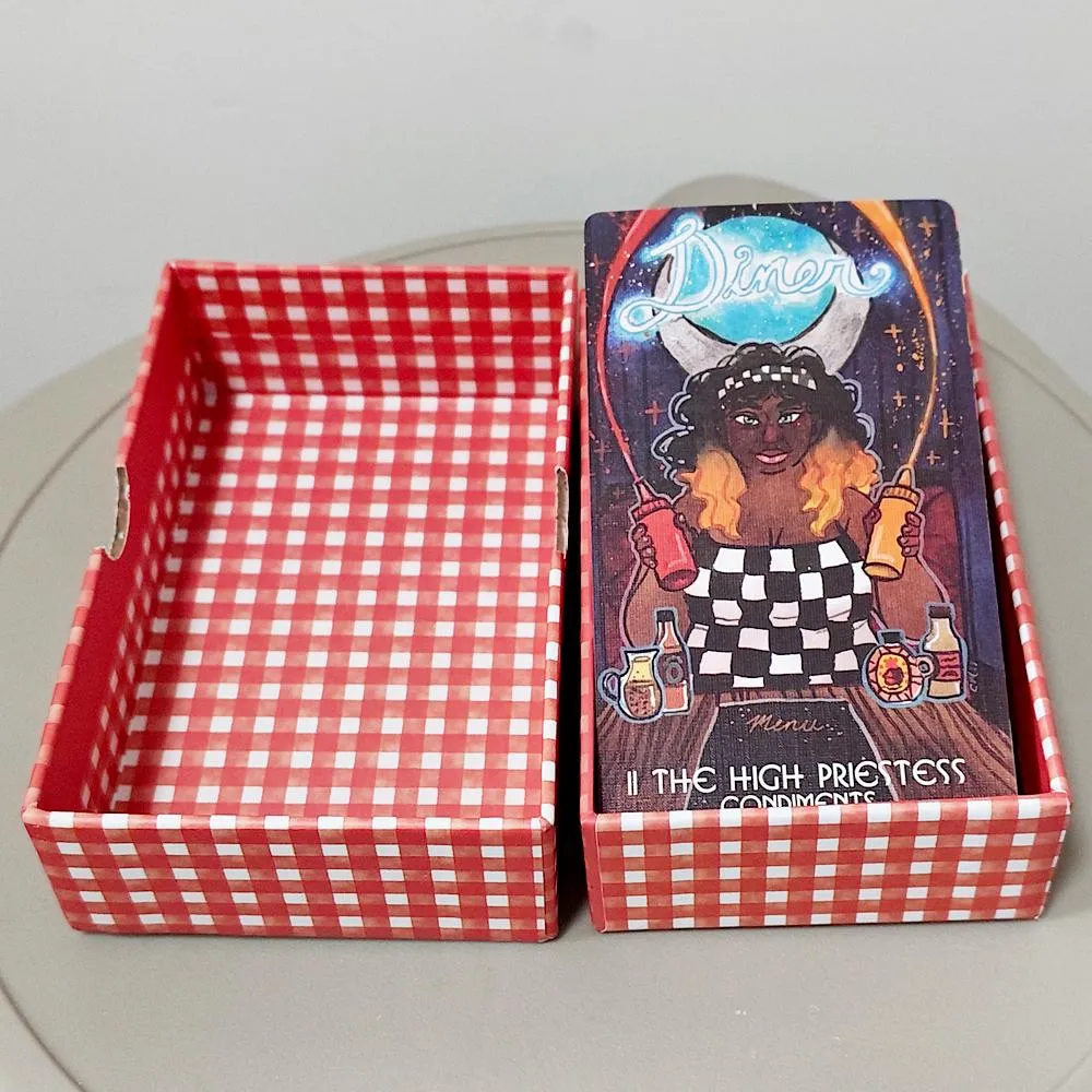 بطاقات التارو ذات الألوان المائية تحت عنوان The Magic Pantry Tarot Deck للطهاة المنزليين وعشاق الطعام بطاقات منقوشة مزدوجة 12*7 سم — image 7