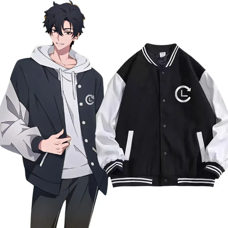 Anime Link Click Cheng Xiaoshi Baseball Jacket Women Men Er Jacket Outerwear Shiguang Daili Ren Charles Baseball Uniform Top — image 2