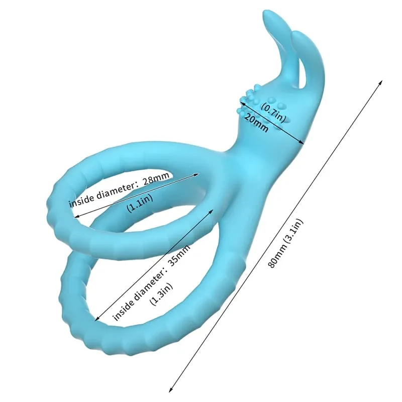 Silicone Semen Lock Ring Male Penis Ring Adjustable Delay Ejaculation Lasting Scrotum Lock Ring Sex Toys for Men Adult Products