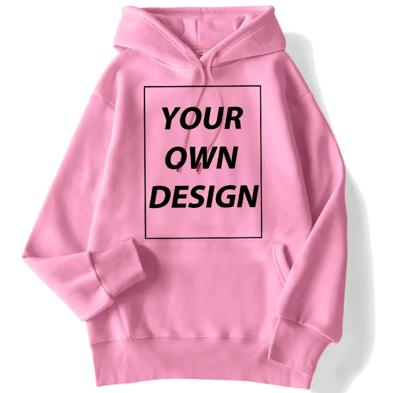 Cetakan DIY Tersuai Lelaki Wanita Hoodies Musim Gugur Musim Sejuk Kasual Pullover Klasik Pakaian Jalanan Selesa Mudah Pakaian Sukan Lembut Hangat