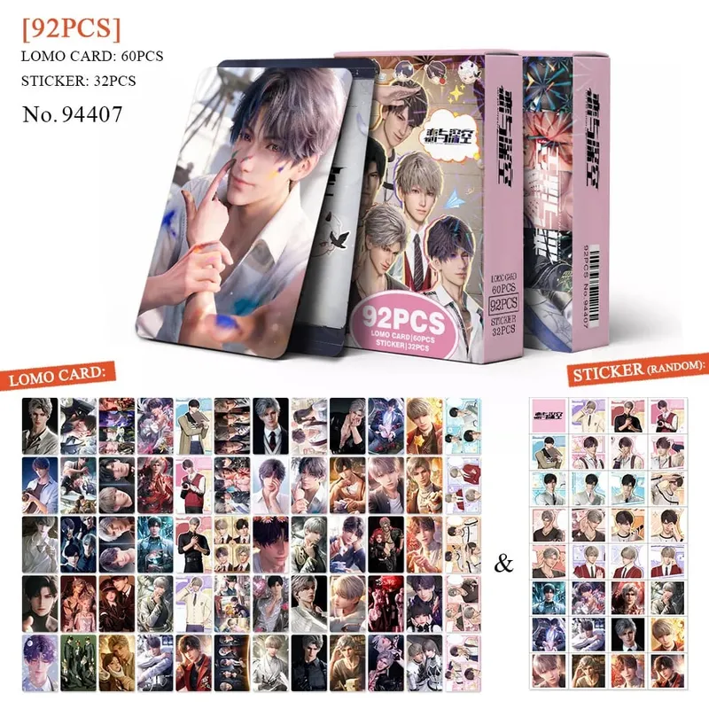 Tarjeta postal de Anime Attack on Titan‌ Lomo, juguete Haikyuu boticario diarios Honkai Star Rail, tarjetas de colección con pegatinas de regalo