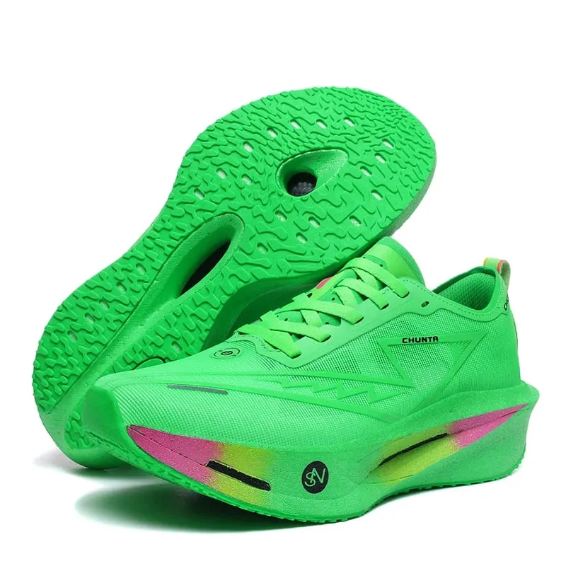 Men Running Shoes Marathon Carbon Board Speciality Sports Breathable Lightweight Women's Comfortable Athletic Chunta Sneakers