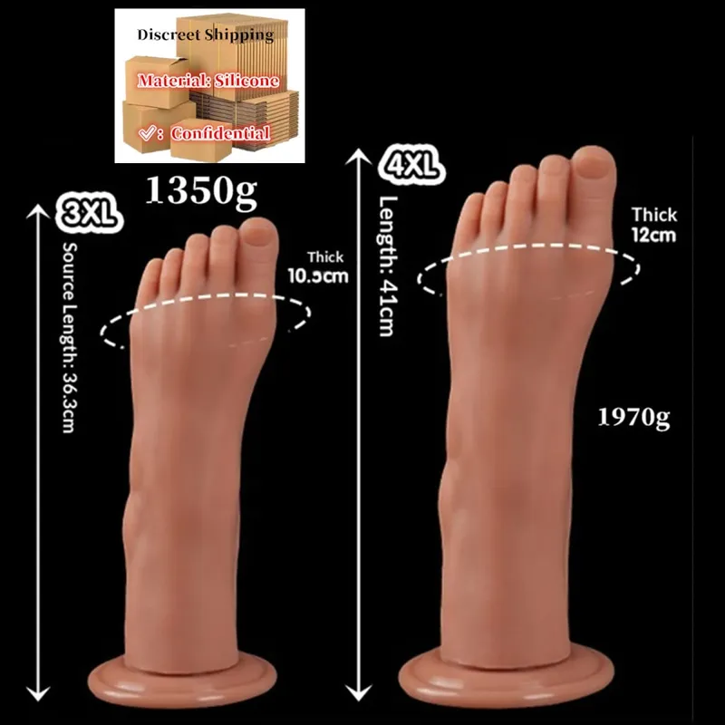 Enorme Voeten Stijl Anale Plug Grote Siliconen Kont ButtPlug Diepe Masturbator Dildo Dilatator Stimulator Anale Dildo Adult Sex Toy Voor vrouwen — image 22