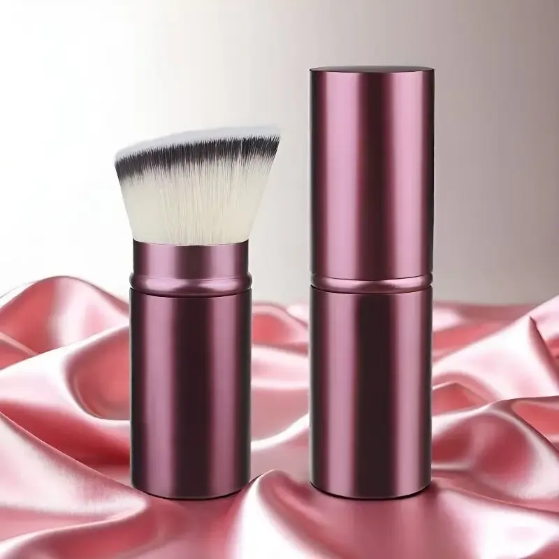 Set Kuas Rias Portabel Bepergian dengan Tas Penyimpanan Kuas Foundation Blush Kuas Kosmetik untuk Perlengkapan Kecantikan Dalam Perjalanan — image 8