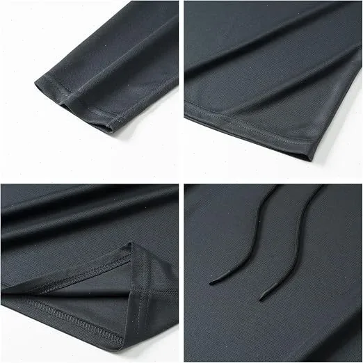 Men's Long Sleeve Hoodies Sun Protection Shirts Solid Quick Dry T-shirt Mens Bodybuilding Fitness Muscle Sportwear Gym Clothing