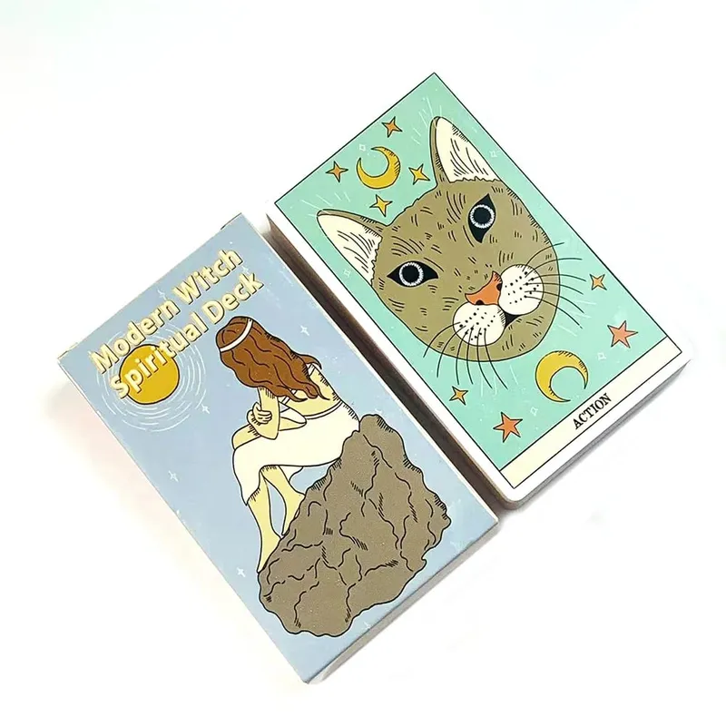 60 ks moderních karet Oracle Cards Jedinečný mystický design Vysoce kvalitní karton perfektní pro věštění a dárky — image 3