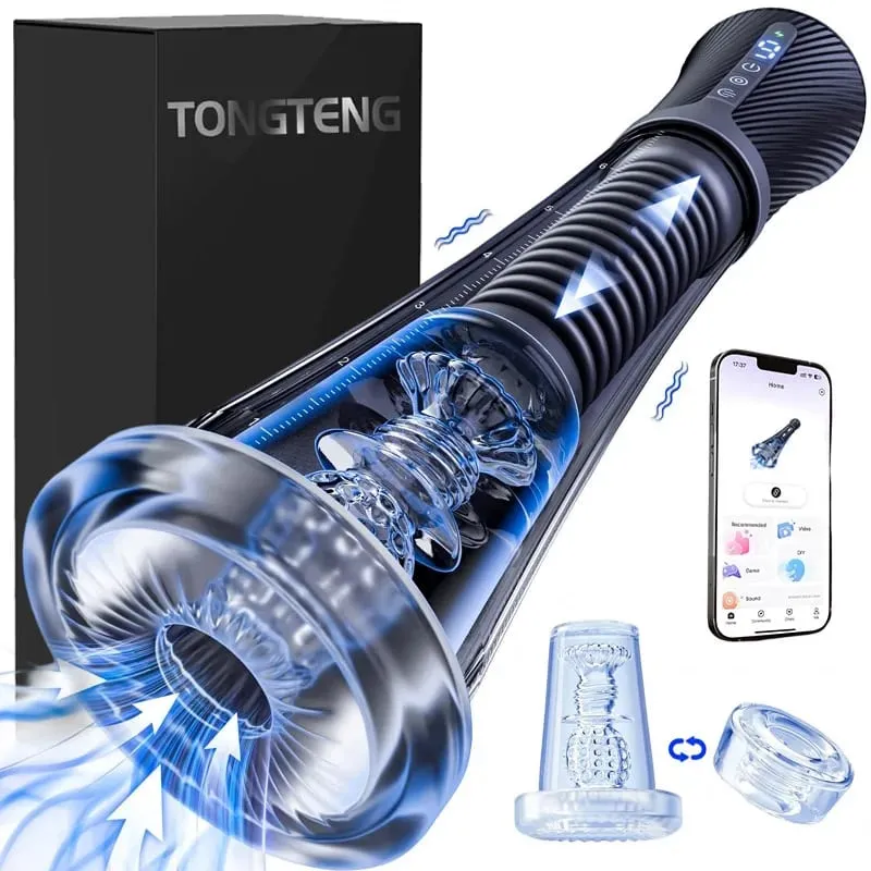 Male Masturbator Penis Pump Enlarger Transparent Visual Male Sex Toys for Men APP Control Vibrating Vacuum Suction Glans Trainer — image 5