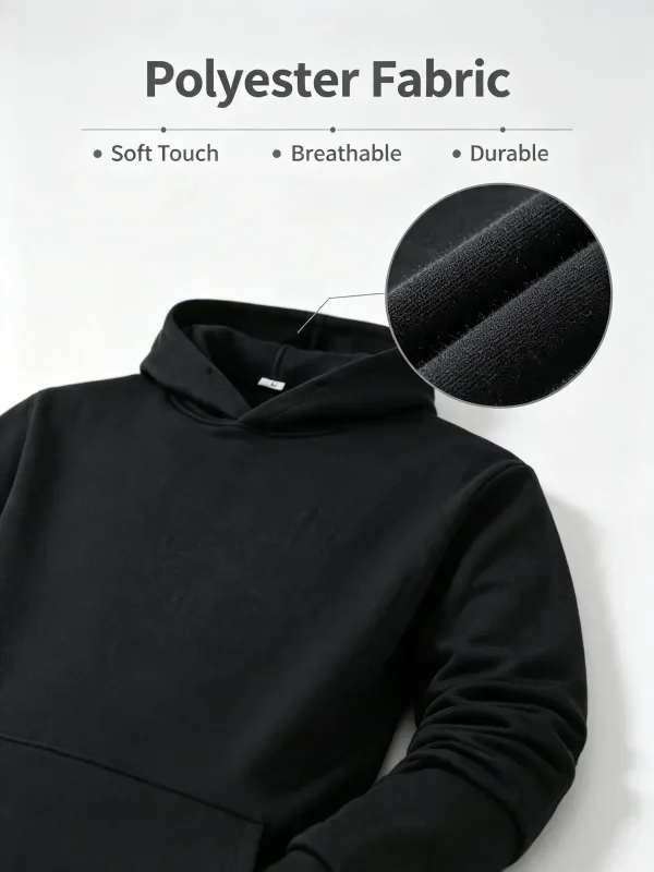 Men's Hoodie Bauhaus Post Punk Goth Rock Crew Neck Graphic Printed Sweatshirt Fashion Casual Plus Size Women Pullover Hoody — image 3