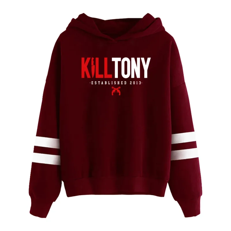 Kill Tony Merch Hoodie Unisex Zakloze Parallelle Staven Mouw Streetwear Vrouwen Mannen Sweatshirt Met Capuchon Grappige Kleding