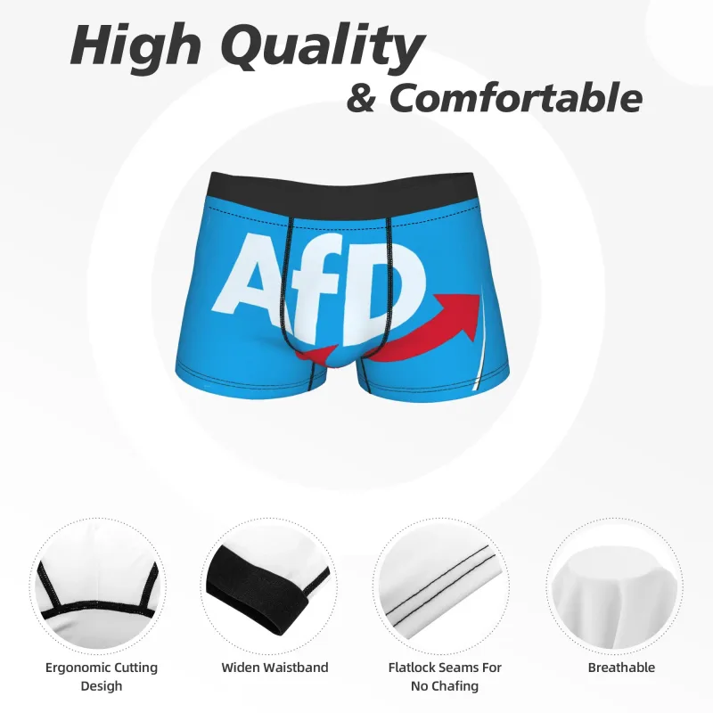 代替 Afd ドイツショーツブリーフ下着高品質男性ノベルティボクサーショーツ印刷プラスサイズのパンティー — image 5