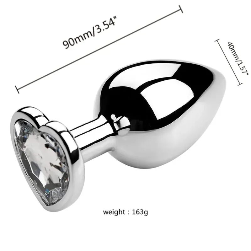 S/M/L Metal Anal Plug Butt Plug Sex Toy Butt Toy for Women Men Couples Gay Adult Game Masturbation Anal Diamond Sex Shop — image 21
