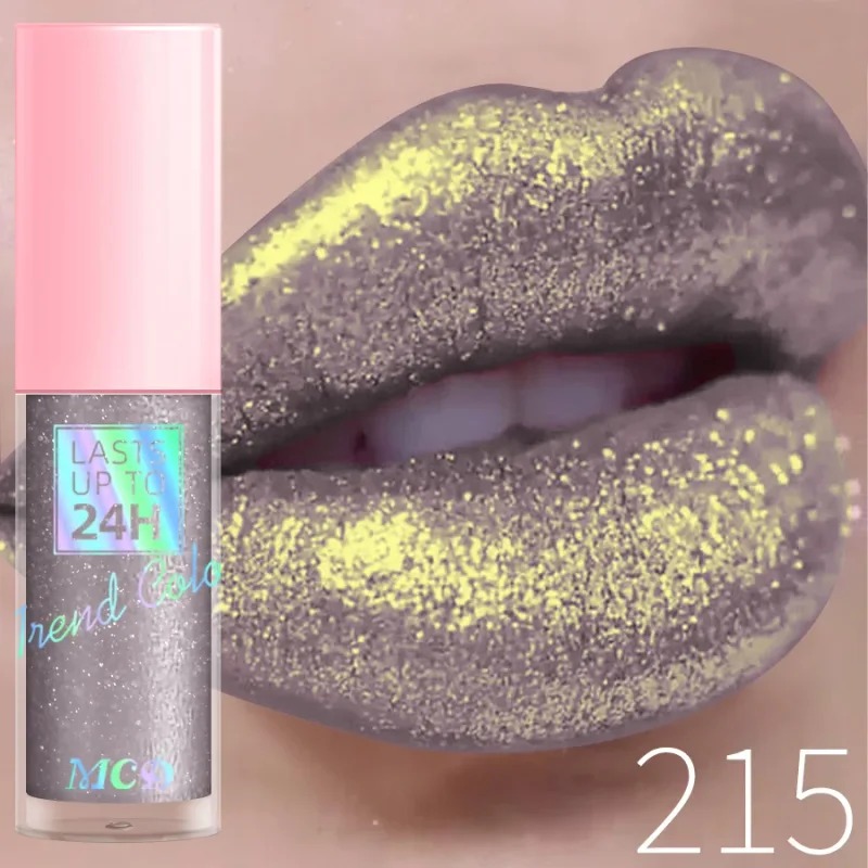 18 barev Diamonds Glitter Lesk na rty Dlouhotrvající voděodolná tekutá rtěnka Perleťová zářivá barva rtů Jiskřivý make-up na rty Ženy — image 16