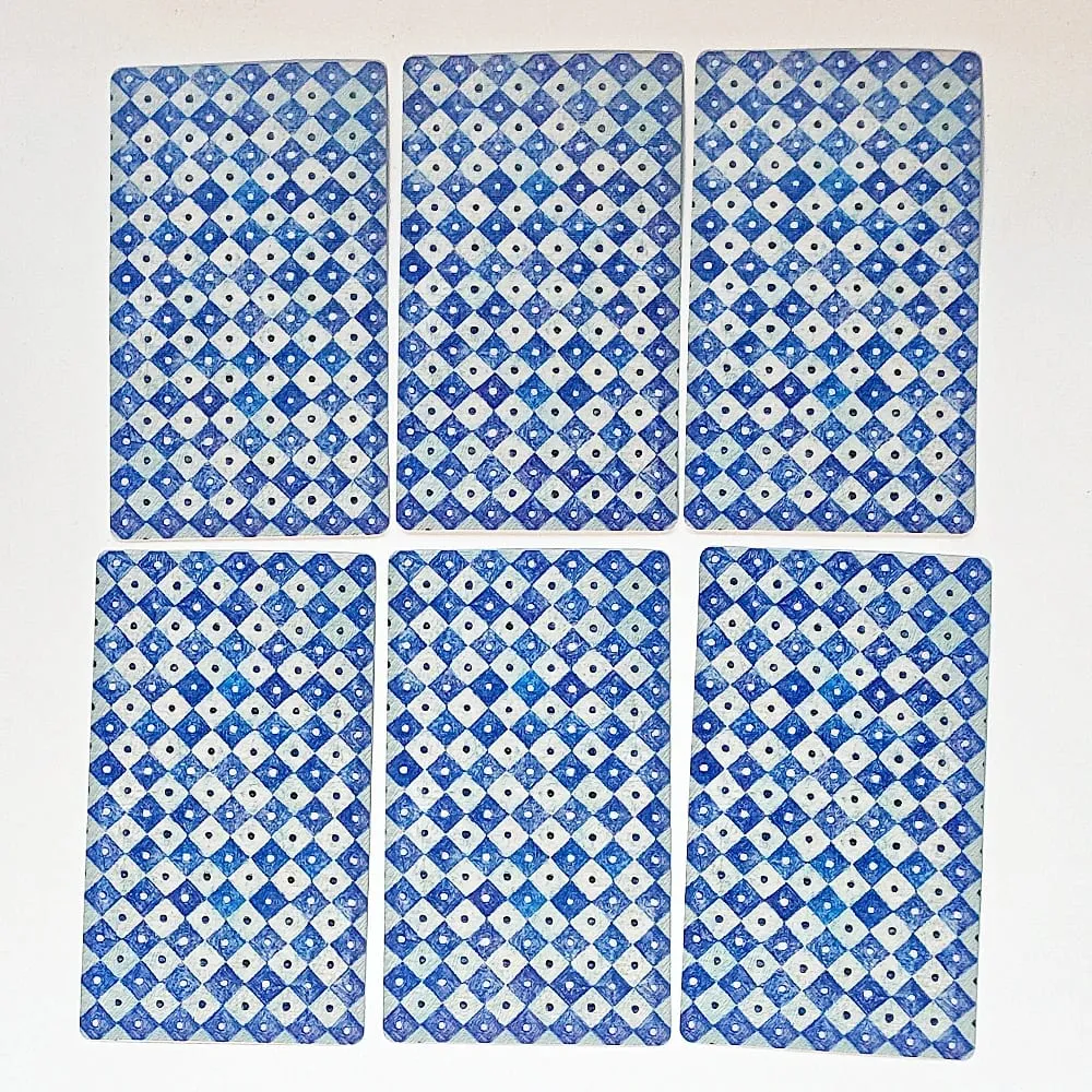 Dicetak Pada Stok Kartu Timbul Ganda 350GSM 12*7Cm Dek Tarot Klasik Ditemukan Kembali 78 Buah Kartu Tarot Digambar dengan Pena Bola — image 6