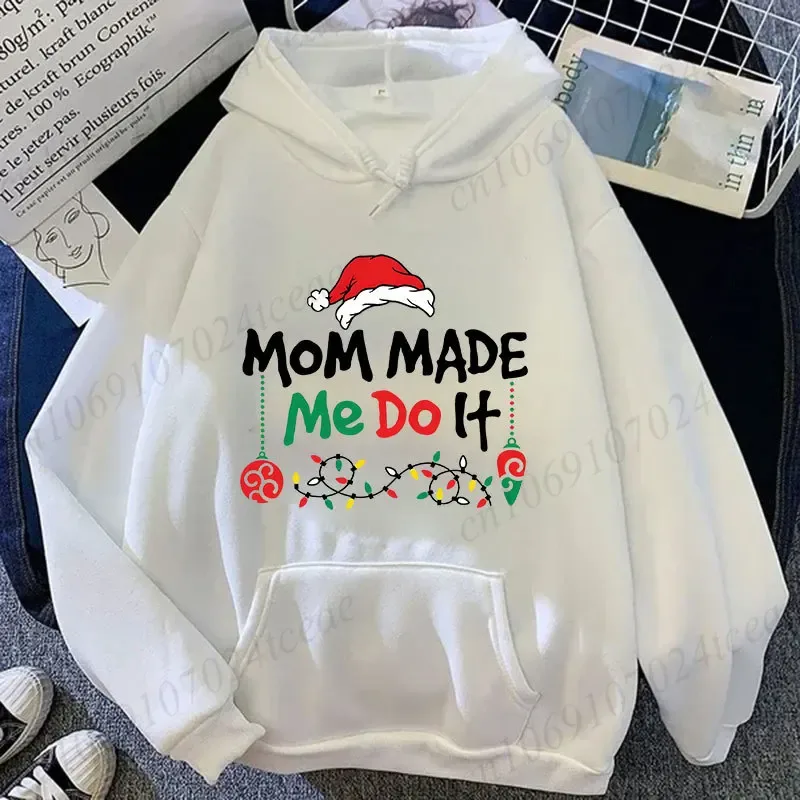 Christmas Couple Matching Hoodies Set I Don't Do Matching Christmas Outfits Santa Hat Print Hoodies Funny Family Xmas Party Gift — image 17