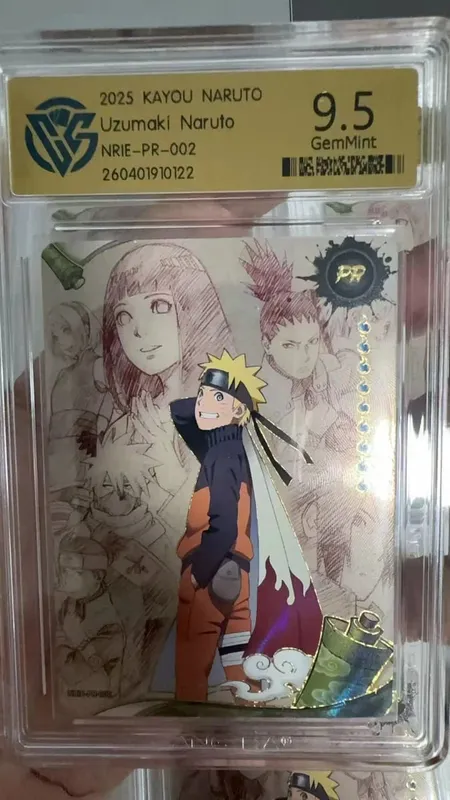 Naruto Card Αγγλική έκδοση PR-001PR-002 PRISTINE-10.0 Αυθεντική κάρτα αξιολόγησης KAYOU — image 7