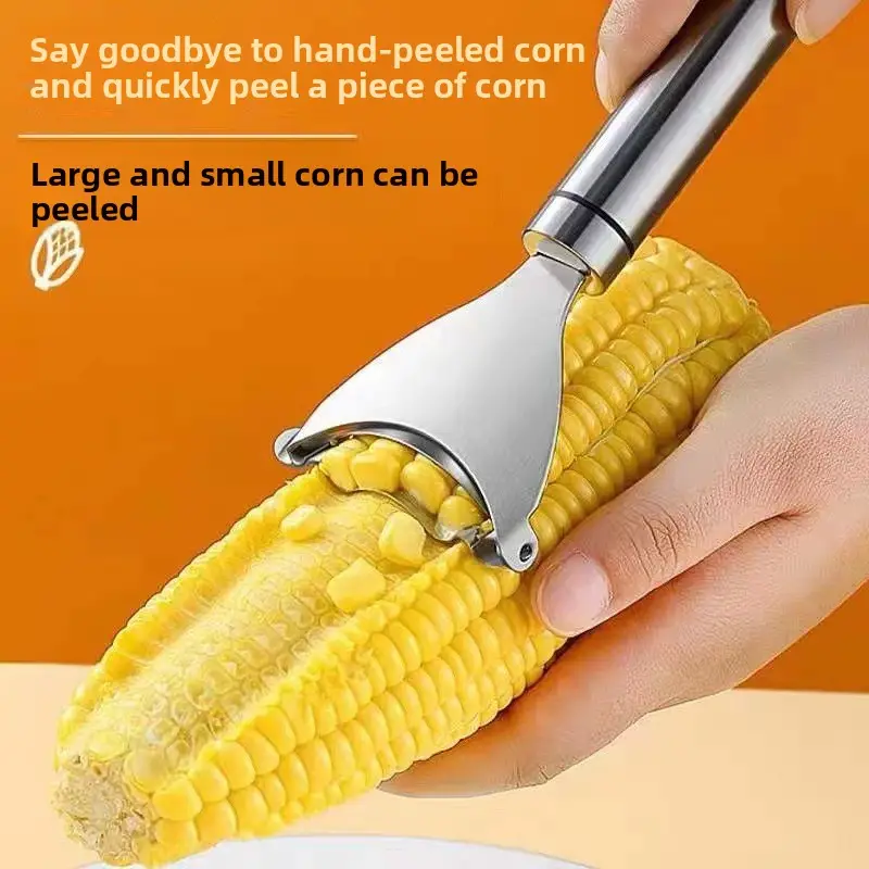 304 Stainless Steel Thresher Corn Slicer Peeler Kitchen Household Corn Cutter Fishing and Corn Peeling Practical Kitchen Tools — image 1