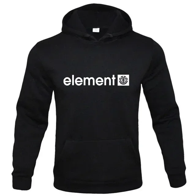 Spring Autumn Men's Hoodies Fleece Printing Sweatshirts Loose Casual Hooded Pullover Male Outdoor Sportwear Long Sleeve Tops — image 1