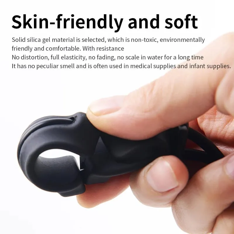 Male Penis Enlargement Exercise Ring Sex Anal Beads Masturbator Penis Strong Extender Semen Lock Ring Adult Sex Toys For Men 18+ — image 5