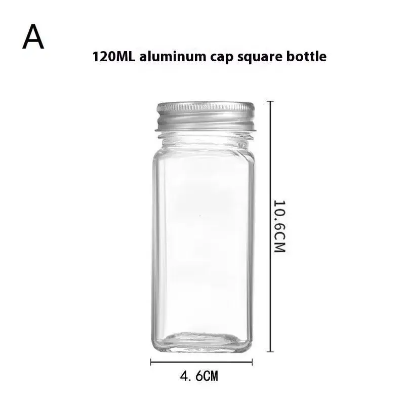 200/300/500 ml konzerva z borosilikátového skla s vysokým obsahem borosilikátového skla Sůl Sezamové pevné koření Láhev na koření Těsnění na pepř Třepačka na koření s otočným víkem — image 11