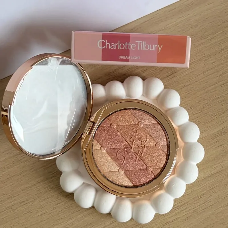 Charlotte Tilbury PILLOW TALK Série Coração Macio Cor Dupla Pó Blush Placa de Cores Código de Cores Quentes Primeiro Amor Sexo em Fogo — image 29