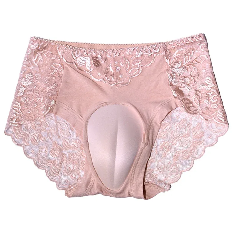 Sissy Panties Sexy Men Camel Toe Underwear Lace See Through Lingerie Transvestit Crossdressing Fake Vagina Artificial Briefs — image 17